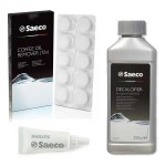 Kit entretien SAECO ( 1 détartrant 250 ml+ 12 tablettes dégraissage + 1 tube de graisse)