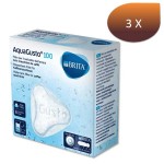 Lot de 3 Filtres Universels Brita Aqua Gusto 100 litres 