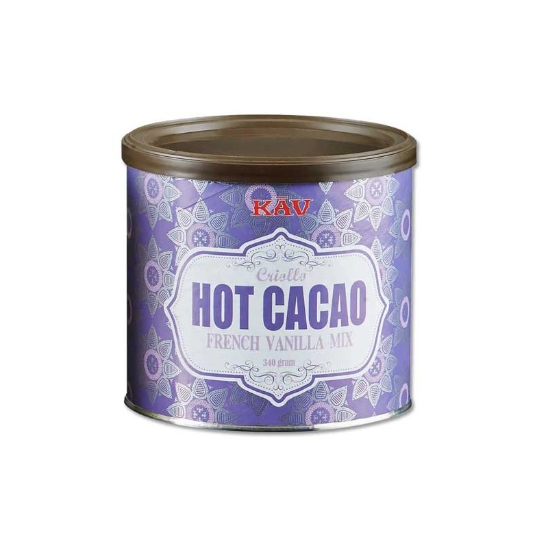 Hot chocolate for hot cocoa vanilla 340g - kav america