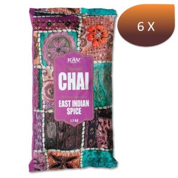 Pack x 6 Chaï latte EAST INDIAN SPICE 1,5 Kg - KAV ORIENT