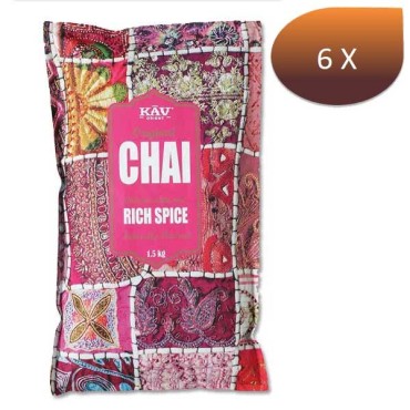 PACCHIO X 6 CHAï Latte Rich Spice 1,5 kg - Kav Orient