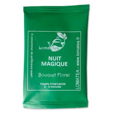 Thé vert NUIT MAGIQUE x 20 infusettes individuelles - LOMATEA