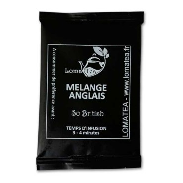 Thé noir MÉLANGE ANGLAIS x 20 infusettes individuelles - LOMATEA