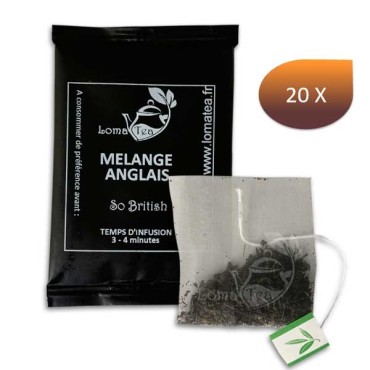 Tè nero inglese melange lomatea x 20 infonze individuali