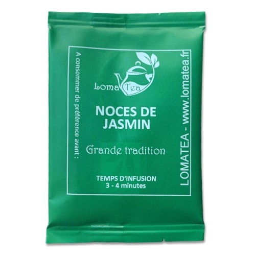 Thé vert NOCES DE JASMIN x 20 infusettes individuelles - LOMATEA