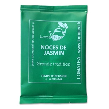 Thé vert NOCES DE JASMIN LOMATEA infusette individuelle
