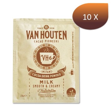 Chocolat chaud en dosette individuelle VH6 x 10 sachets 23g - VAN HOUTEN