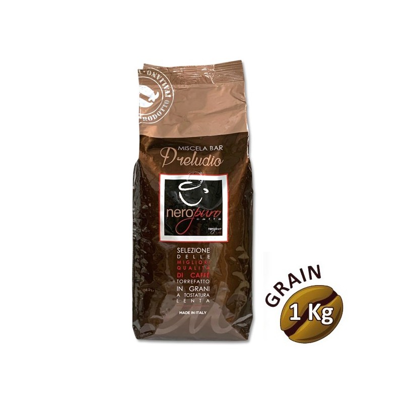 Coffee in grains Miscela Bar Preludio - 1 kg - Nero Puro