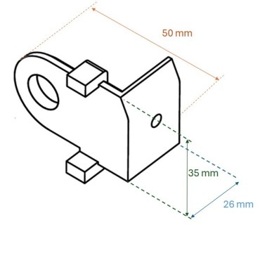 Support de pompe en caoutchouc 421941094911 / 996530018056 - SAECO GAGGIA PHILIPS