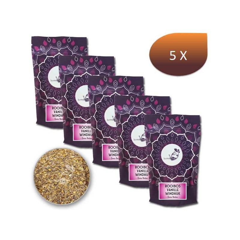 Pack x5 Rooibos VANILLE WINDHUK VRAC 100g - LOMATEA