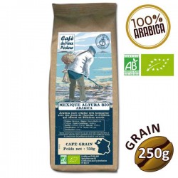 Café grain arabica MEXIQUE ALTURA BIO 250g - CAFÉ DU VIEUX PÊCHEUR