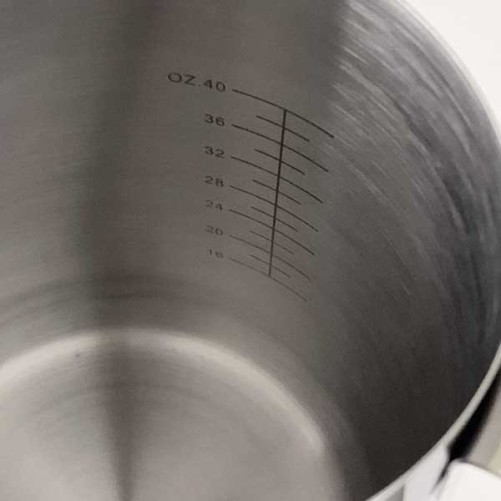 Capacità brocca di latte in acciaio inossidabile 1,5 litri