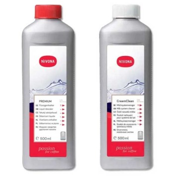 Kit entretien NIVONA détartrant NIRK703 et nettoyant liquide NICC705