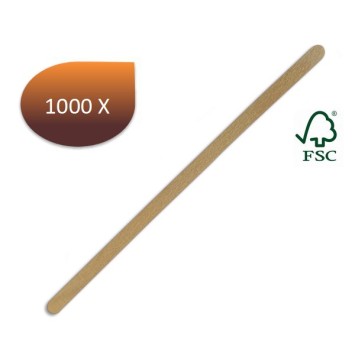 Spatule à café bois (111 x 6 mm) x 1000