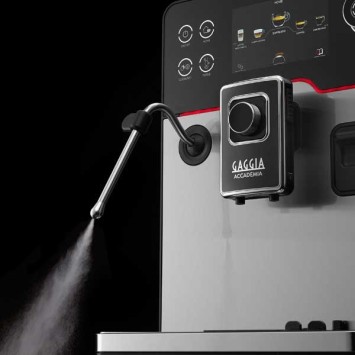 Machine à café automatique ACCADEMIA STAINLESS STEEL RI9782/01 - GAGGIA (4 x 250g de café offerts)