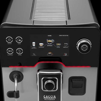 Machine à café automatique ACCADEMIA STAINLESS STEEL RI9782/01 - GAGGIA (4 x 250g de café offerts)