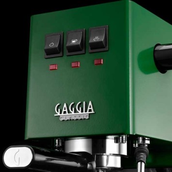 Machine à café espresso CLASSIC E24 JUNGLE GREEN GAGGIA RI9481/17 (4 x 250g de café offerts)