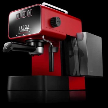 Machine à café ESPRESSO EVOLUTION LAVA RED GAGGIA EG2115/03 (4 x 250g de café offerts)