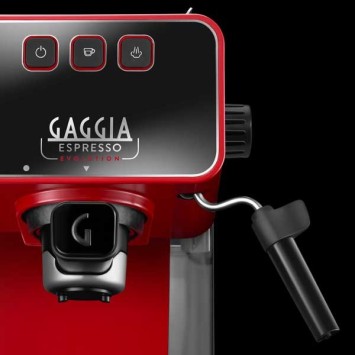 Machine à café ESPRESSO EVOLUTION LAVA RED GAGGIA EG2115/03 (4 x 250g de café offerts)