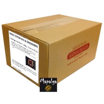 Organic lemon shortbread and ginger goulibeur - 85 units