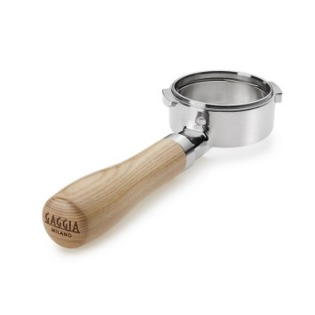 Porte-filtre sans fond avec filtre inox 58 mm poignée bois frêne GAGGIA RI9142/01  / 421946507221