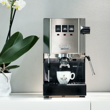 Machine à café espresso CLASSIC E24 INOX GAGGIA RI9481/11 (4 x 250g de café offerts)