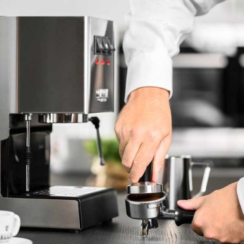 Espresso Classic E24 Inox Coffee Machine RI9481/11 + 1 kg of ground coffee offered