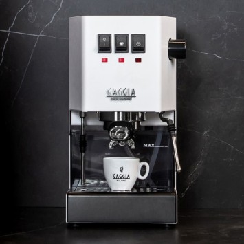 Machine à café espresso CLASSIC E24 POLAR WHITE GAGGIA RI9481/13 (4 x 250g de café offerts)
