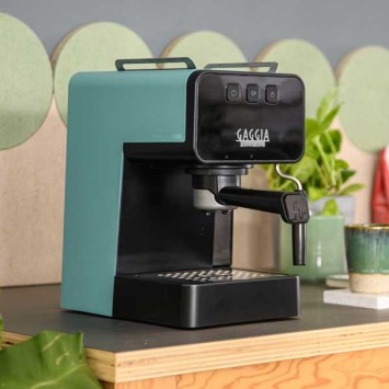 Machine à café ESPRESSO DELUXE RIVERWAY GREEN GAGGIA EG2111/66 (4 x 250g de café offerts)
