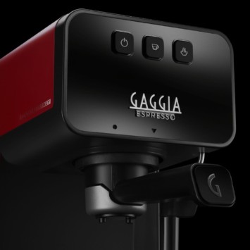 Machine à café ESPRESSO STYLE LAVA RED GAGGIA EG2111/03 (4 x 250g de café offerts)