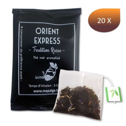 Black tea Orient Express Lomatea X 20 Individual Infused