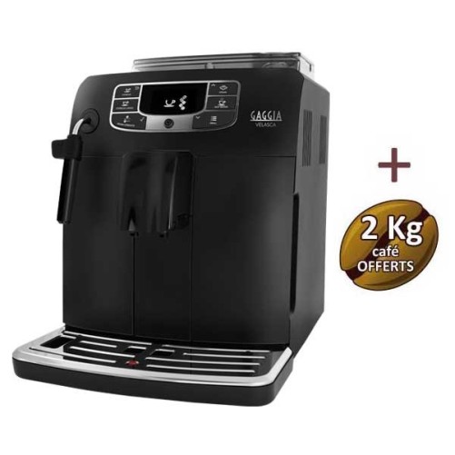 Automatic coffee machine Velasca Black RI8260/01 Gaggia + 2 kg of coffee offered