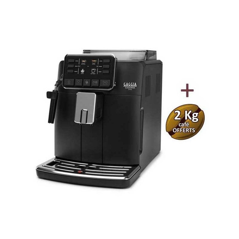 Machine à café automatique CADORNA STYLE RI9600/01 GAGGIA + 2Kg de café OFFERTS