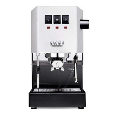 Macchina da caffè espresso classico e24 polar bianco gaggia ri9481/13 + 1 kg di caffè macinato offerto