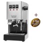 Macchina da caffè espresso classico e24 inox gaggia ri9481/11 + 1 kg di caffè macinato offerto