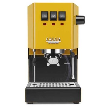 Macchina da caffè espresso classico e24 solare giallo gaggia ri9481/18 + 1 kg di caffè moulu offerto
