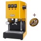 Machine à café espresso CLASSIC E24 SUNSHINE YELLOW GAGGIA RI9481/18 + 1 Kg de café moulu OFFERT