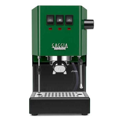 Coffee machine Espresso Classic E24 Jungle Green Gaggia Ri9481/17 + 1 kg of Moulu coffee offered