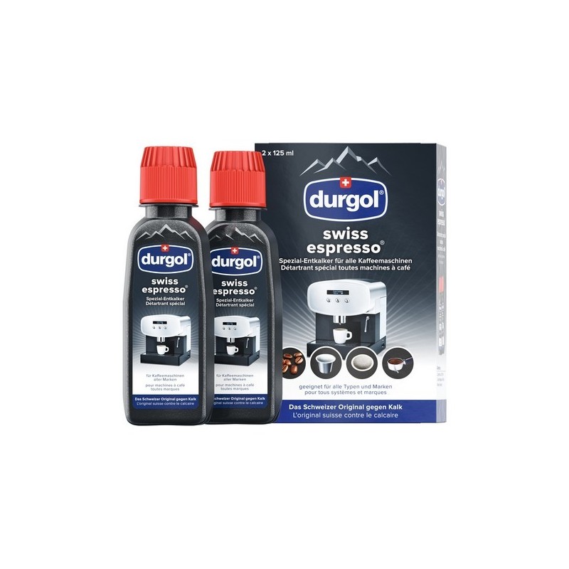 Special Durgol descaler for coffee machines 2 x125 ml