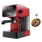 Macchina da caffè espresso evolution lava ggnia rossa eg2115/03 + 1 kg di caffè offerto