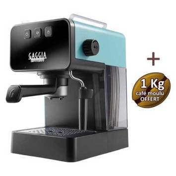 Coffee machine Espresso Deluxe Riverway Green Gaggia Eg2111/66 + 1 kg of coffee offered