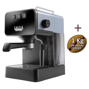 MACCHINA CAFFERTA ESPRESSO DELUXE Storm Grey GAGIA EG2111/64 + 1 kg di caffè Offerto