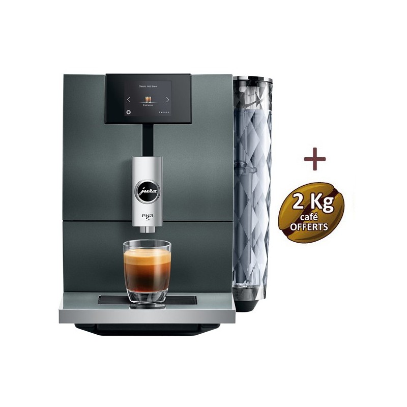 Machine à café ENA 5 NIGHT INOX 15696 JURA + 2 Kg de café OFFERTS Machine à café ENA 5 NIGHT INOX 15696 JURA + 2 Kg de café OFFERTS