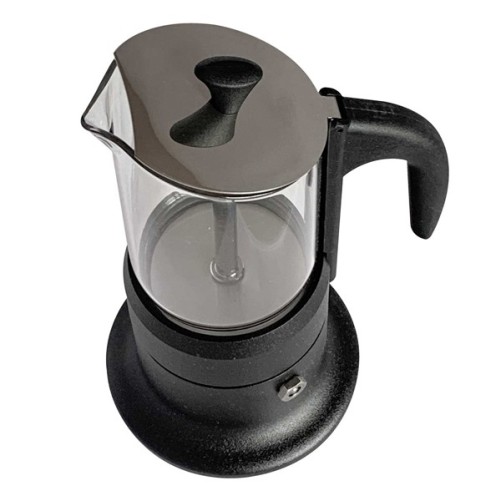 Cafetière italienne CORINNA noire 3 tasses tous feux COR30303 - ANGELINA MADE IN ITALY