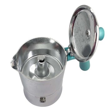 Cafetière italienne Moka classique Aluminium / Tiffany 3 tasses TOUS FEUX SAUF INDUCTION ANG30001 - ANGELINA MADE IN ITALY