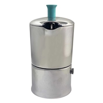 Cafetière italienne Moka classique Aluminium / Tiffany 3 tasses TOUS FEUX SAUF INDUCTION ANG30001 - ANGELINA MADE IN ITALY