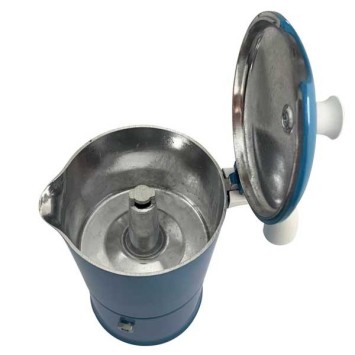 Cafetière italienne Moka classique Bleu / Blanc 6 tasses TOUS FEUX SAUF INDUCTION ANG60502 - ANGELINA MADE IN ITALY