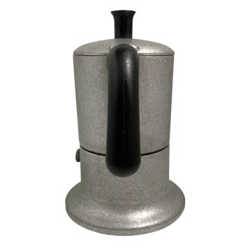Cafetière italienne Vintage Alu / noir 3 tasses TOUS FEUX ANG3INDVIN03 - ANGELINA MADE IN ITALY
