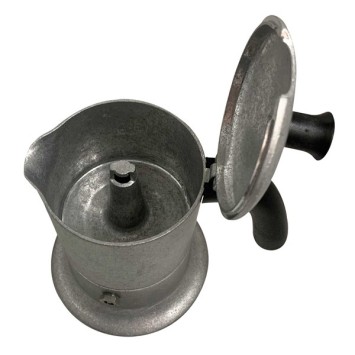 Cafetière italienne Vintage Alu / noir 3 tasses TOUS FEUX ANG3INDVIN03 - ANGELINA MADE IN ITALY