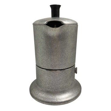 Cafetière italienne Vintage Alu / noir 3 tasses TOUS FEUX ANG3INDVIN03 - ANGELINA MADE IN ITALY